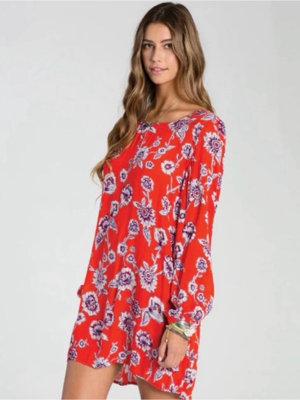 Billabong Women’s Heart Strayed Dress // Red // Small